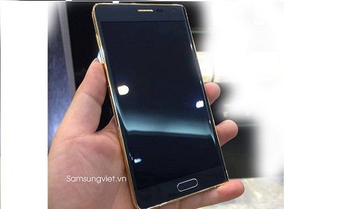 Ngắm phiên bản Galaxy Note Edge mạ vàng lấp lánh