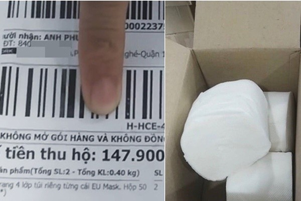 Mua khẩu trang online, chàng trai mếu máo nhận thứ “không đỡ nổi“