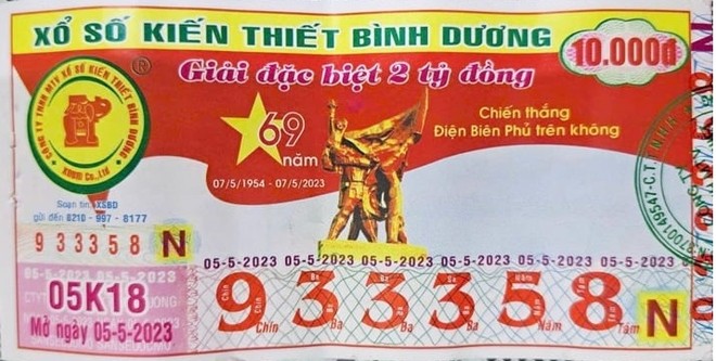 Nhầm chiến thắng Điện Biên Phủ thành Điện Biên Phủ trên không, xổ số Bình Dương nói gì?