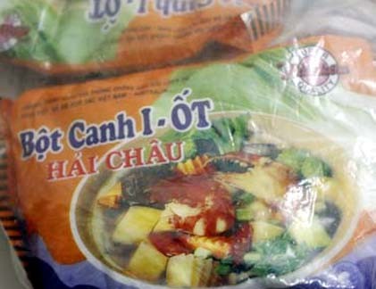 Hơn 6.000 gói bột canh iốt Hải Châu dởm bị bắt