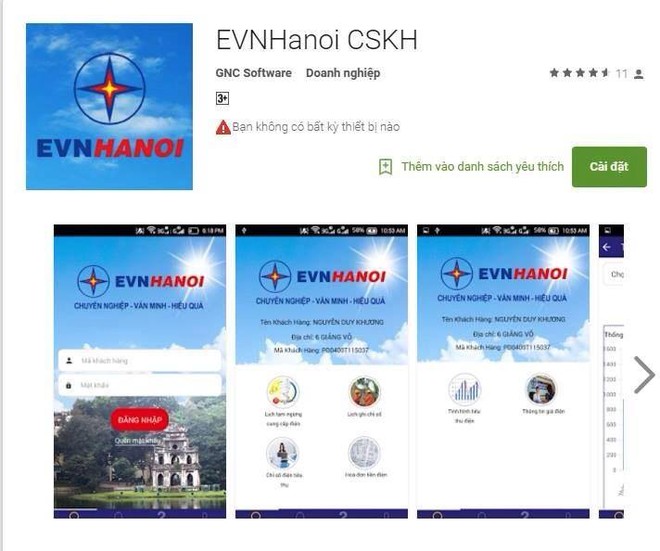 Ứng dụng “EVN HANOI CSKH” có thực sự hấp dẫn khách hàng?