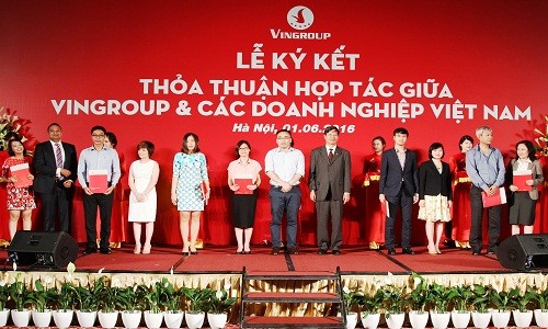 Vingroup ký thỏa thuận hợp tác với gần 250 doanh nghiệp