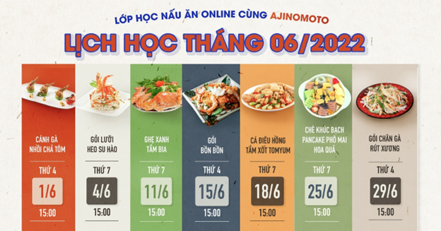 Hành trình lan tỏa hơi ấm bữa cơm nhà với lớp học nấu ăn online cùng Ajinomoto