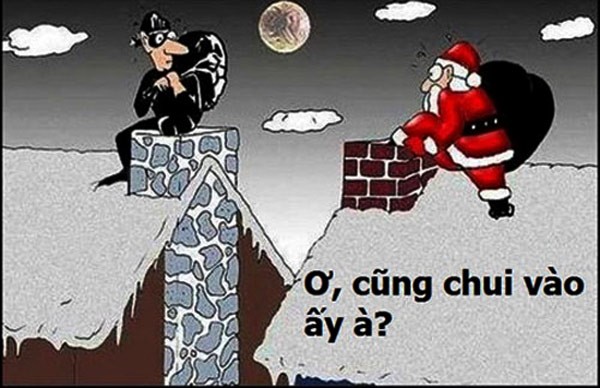 Ảnh chế cười vỡ bụng về ông già Noel