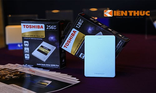 Toshiba ra mắt ổ cứng di động và SSD mới tại Việt Nam