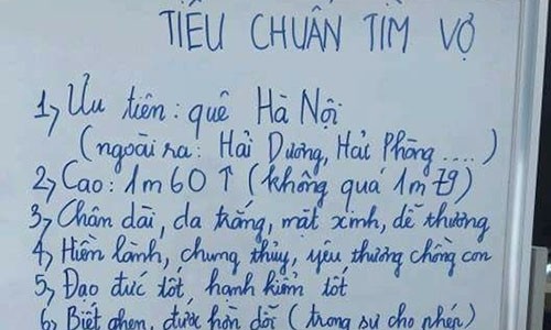 Quay như chong chóng với 12 tiêu chuẩn chọn vợ Hà Nội