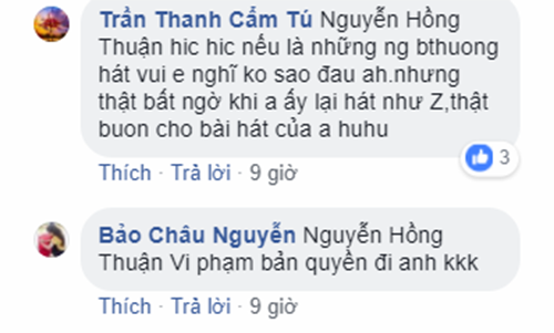 Hậu scandal, Hoa Vinh chế lời bài hát đầy dung tục