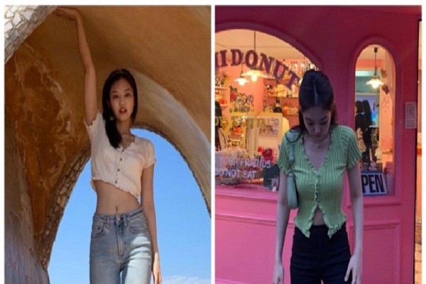 Mix đồ với croptop đơn giản mà đẹp như Jennie (BlackPink)