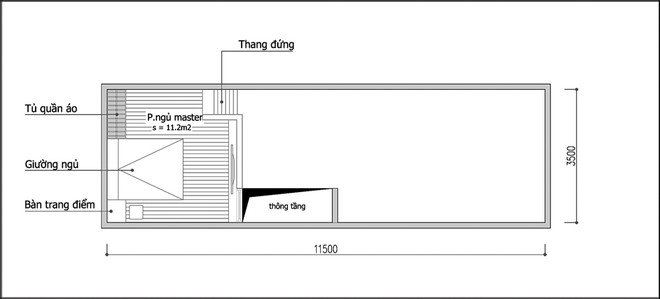 Tư vấn thiết kế nhà cấp 4 rộng 40m2 cho đôi vợ chồng mới cưới