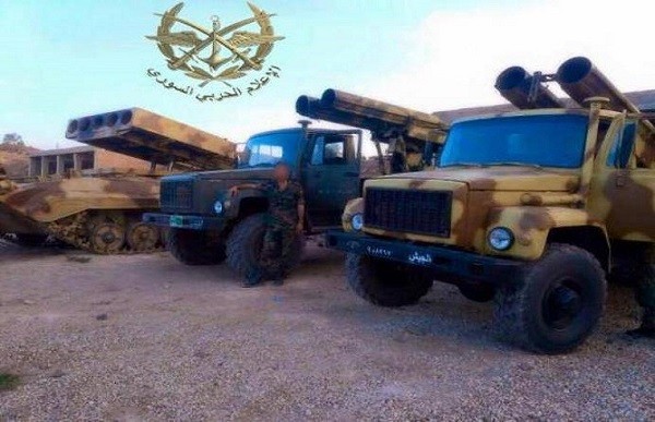 Hoảng hồn rocket tự tạo mạnh khủng khiếp của Quân đội Syria