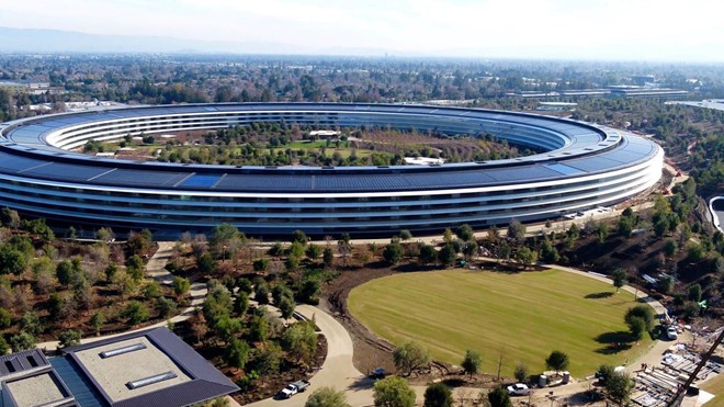 Trụ sở Apple Park là một trong những tòa nhà đắt nhất thế giới