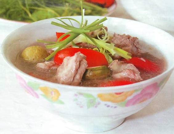 Canh sườn non nấu sấu ngon mà dễ làm