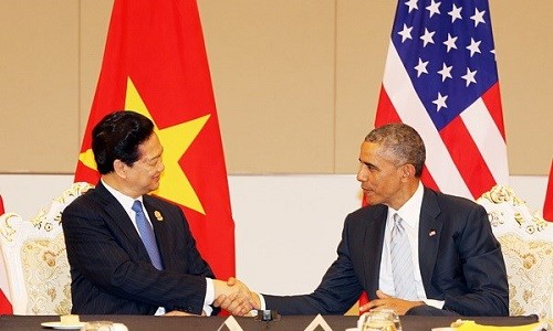 Thủ tướng Nguyễn Tấn Dũng gặp chính thức Tổng thống Obama