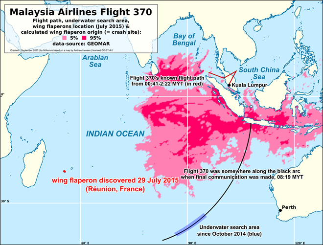 Dừng tìm kiếm máy bay MH370 vô thời hạn