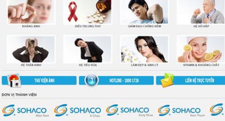 Dược phẩm Sohaco tiếp tục bị thu hồi thuốc kém chất lượng