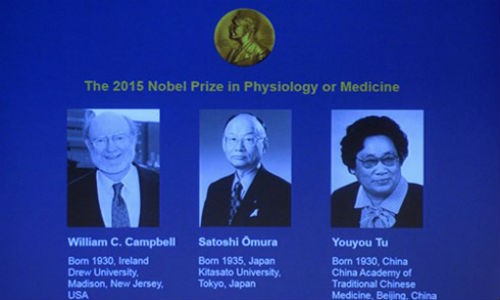 Ba nhà khoa học đoạt giải Nobel Y học 2015