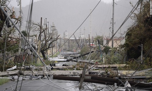 Toàn cảnh siêu bão Maria tàn phá đảo Puerto Rico của Mỹ