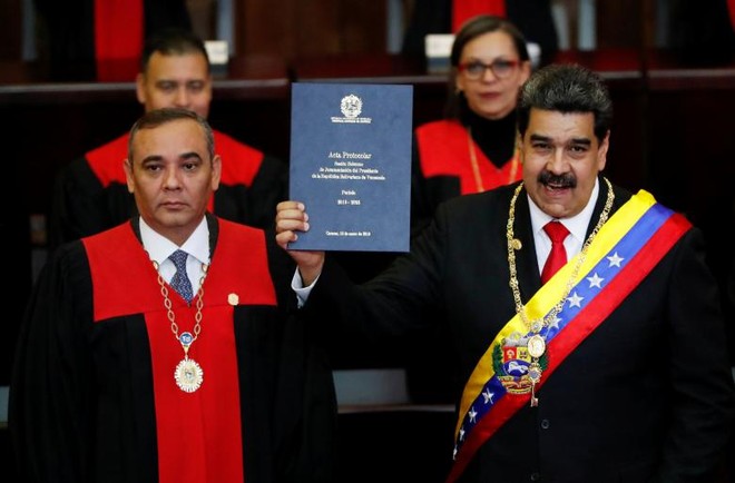 Toàn cảnh lễ nhậm chức của Tổng thống Venezuela Nicolas Maduro