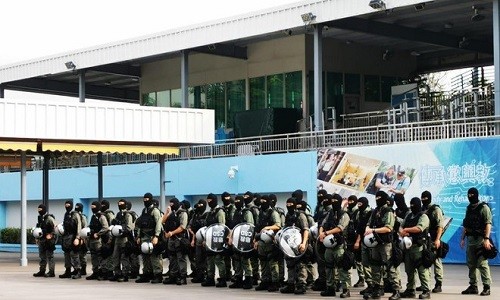 Hong Kong điều động biệt đội "Phi Hổ" đối phó biểu tình