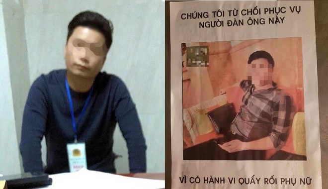 Dán hình kẻ sàm sỡ nơi công cộng, nhiều người đang vi phạm pháp luật