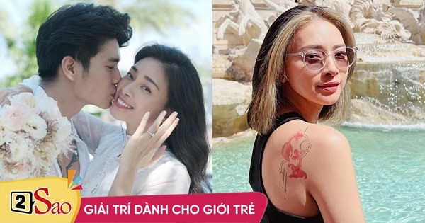 Ngô Thanh Vân hiếm hoi khoe hình xăm cá đôi, liên quan Huy Trần?