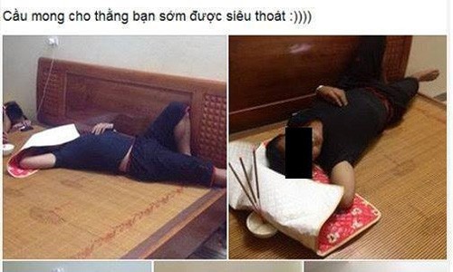 Giới trẻ giả đưa tang, tế sống bạn: Trò đùa phản cảm