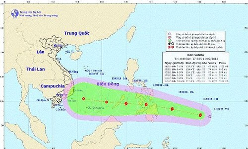 Bão giật cấp 12 gần Biển Đông, miền Bắc vẫn rét đậm, rét hại