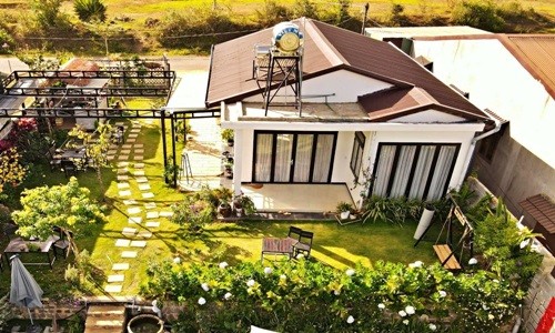 Mẹ đơn thân dựng nhà vườn nghỉ dưỡng 350 triệu đẹp như homestay tặng con