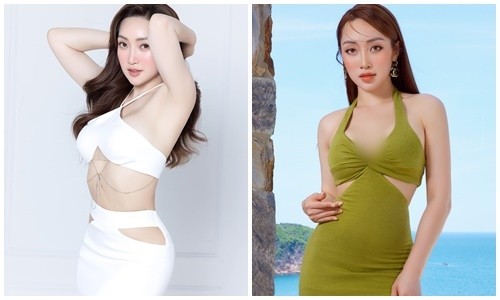 Vợ kém 16 tuổi của Chi Bảo tung loạt ảnh khoe body nuột nà