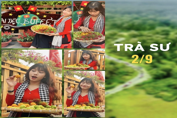 Trà Sư tổ chức "tiệc buffet dân gian" mừng Tết Độc Lập