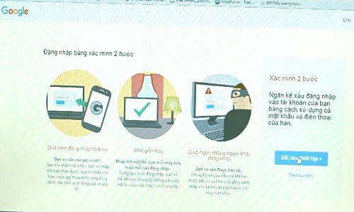 Cách bảo mật cho Gmail khiến tin tặc "bó tay"