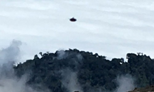 Liệu UFO hình đĩa tung hoành trên núi lửa Costa Rica?