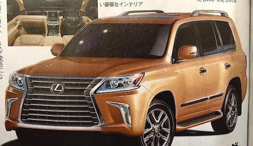 Lộ diện hình ảnh Lexus LX 570 phiên bản 2016 