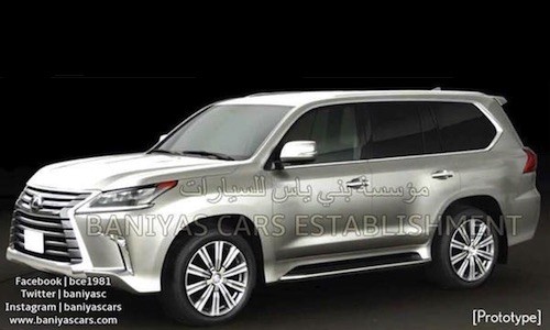 Lexus LX570 tiếp tục lộ diện hình ảnh bản nâng cấp