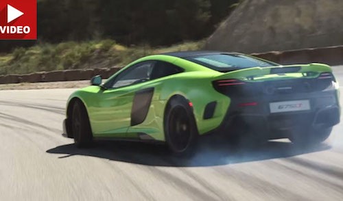 Xem siêu xe McLaren 675LT “trổ tài” drift trên đường đua