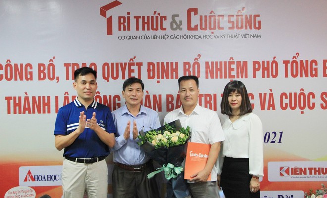 Bổ nhiệm ông Nguyễn Danh Châu làm Phó Tổng biên tập Báo Tri thức và Cuộc sống