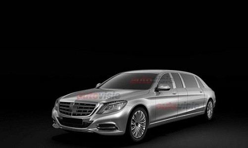 Xe siêu sang Mercedes-Benz S-Class Pullman có mặt tại Geneva 2015