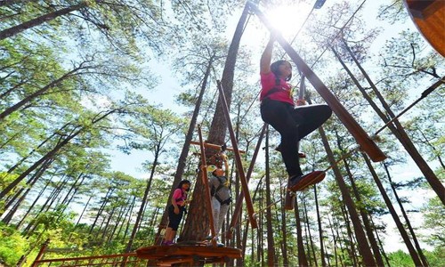 Du lịch Đà Lạt, nên thử những trò chơi mạo hiểm này