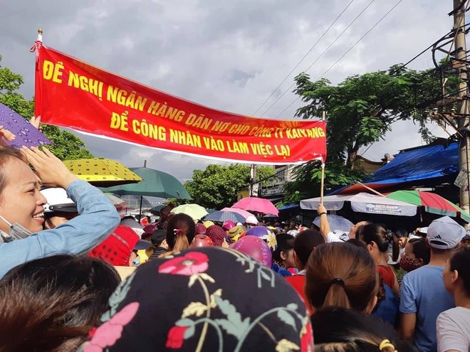 Lãnh đạo hối hả... “lui quân”, 2.000 công nhân KaiYang Việt lại đình công