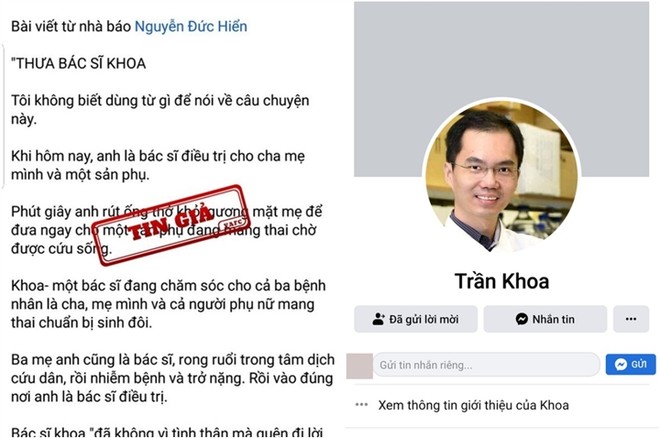 Tin giả “Bác sĩ Khoa”: Dấu hiệu “ổ nhóm” lừa đảo chiếm đoạt tài sản?