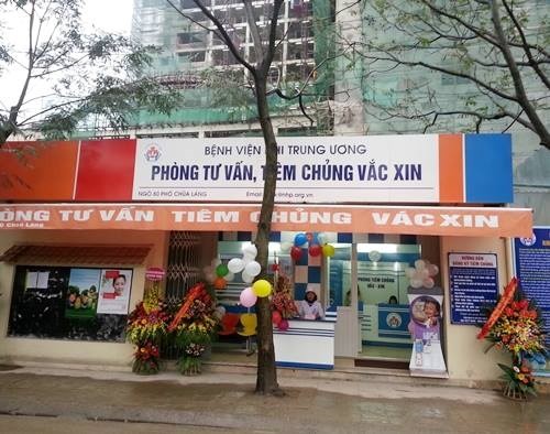 BV Nhi trung ương mở phòng tiêm chủng mới cho bé