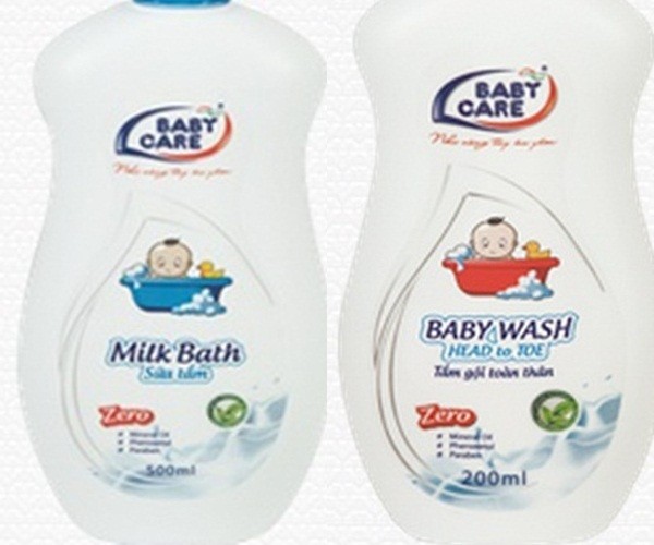 Nhận diện loại sữa tắm Baby Care bị đình chỉ lưu hành