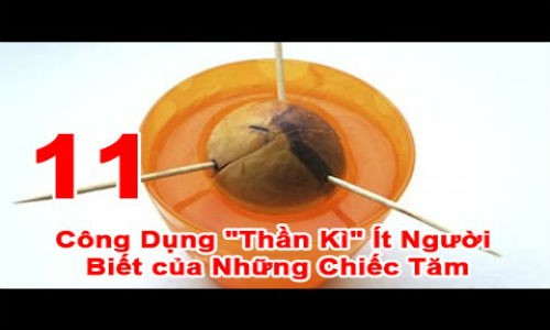 11 công dụng thần kì ít người biết của chiếc tăm