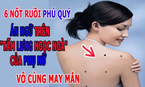 Video: 6 nốt ruồi phú quý án ngữ trên “tấm lưng ngọc ngà” của phụ nữ