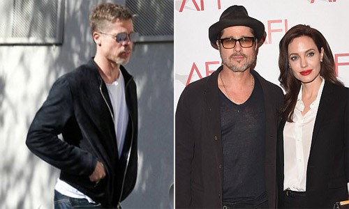 Brad Pitt hốc hác, gầy mòn thấy rõ sau ly hôn