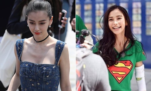 Fan sốc với hình ảnh Angelababy gầy mòn khô héo thảm hại