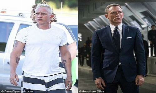 Lộ ảnh cực phản diện của "tài tử 007" Daniel Craig