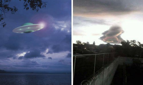 Phát hoảng UFO khổng lồ lơ lửng trên bầu trời Mexico