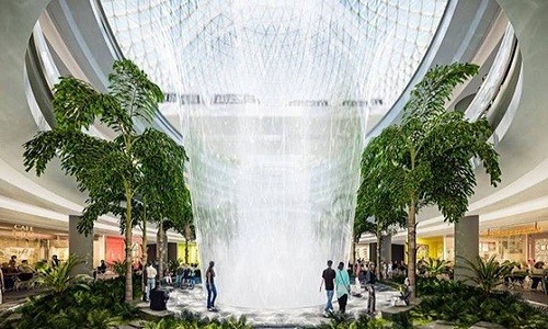 Khám phá thác nước trong nhà cao nhất thế giới ở Singapore