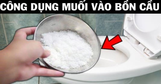 Đổ muối vào bồn cầu: 30 phút sau điều kỳ diệu xảy ra